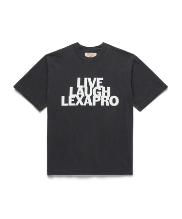 Live Laugh T-Shirt Charcoal